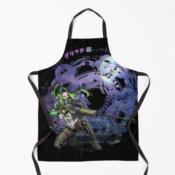 Item preview, Kyra - Cyberpunk Anime Sniper Girl designed and sold by GlitchZen.