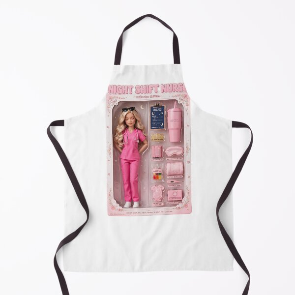 Item preview, Night Shift Nurse Collector Edition Doll Barbiecore Nurse Pink Scrubs Doll in Box designed and sold by Neurospicy Trolls.