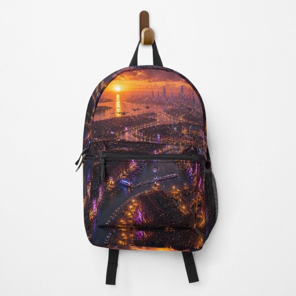 Item preview,  Venice 2150 Cyberpunk Art | Neon Atlas Futuristic Venice Collection designed and sold by NSAstore.