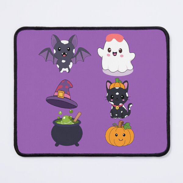 Item preview, Spooky Halloween Sticker Sheet Set with Ghost Bat and Pumpkin designed and sold by Teenidesign .