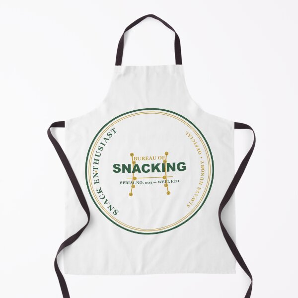 Item preview, Snack Enthusiast Bureau Official Seal Funny Foodie Design designed and sold by Mega-Shopping.