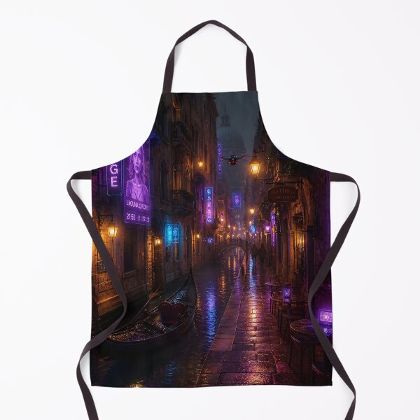 Item preview, ciberpunk de Venecia 2150 | Colección futurista de Venecia Neon Atlas designed and sold by NSAstore.