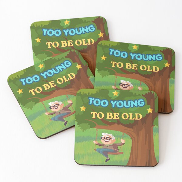 Item preview, Too Young To Be Old Funny Gift For Grangpa designed and sold by zebek-design.