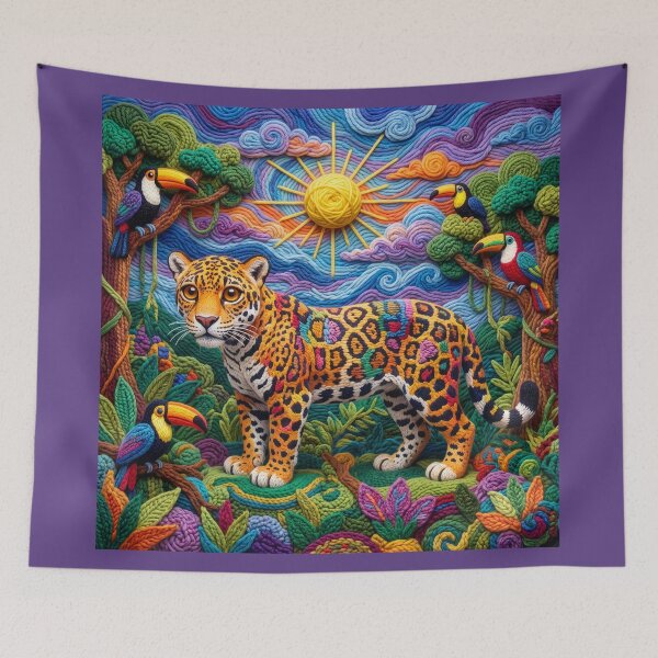 Item preview, Yarn Jaguar and Yarn Toucans designed and sold by Tridentulus.