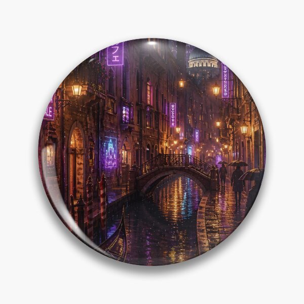 Item preview,  ciberpunk de Venecia 2150 | Colección futurista de Venecia Neon Atlas designed and sold by NSAstore.
