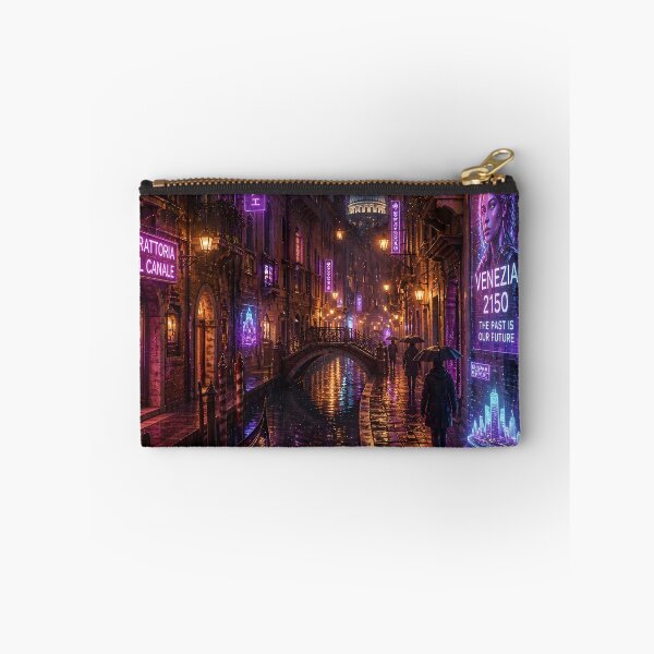 Item preview, Venice 2150 Cyberpunk Art | Neon Atlas Futuristic Venice Collection designed and sold by NSAstore.