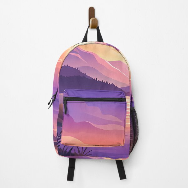 Item preview, Mountain Lake Sunset Oval Landscape designed and sold by Linework Studio.
