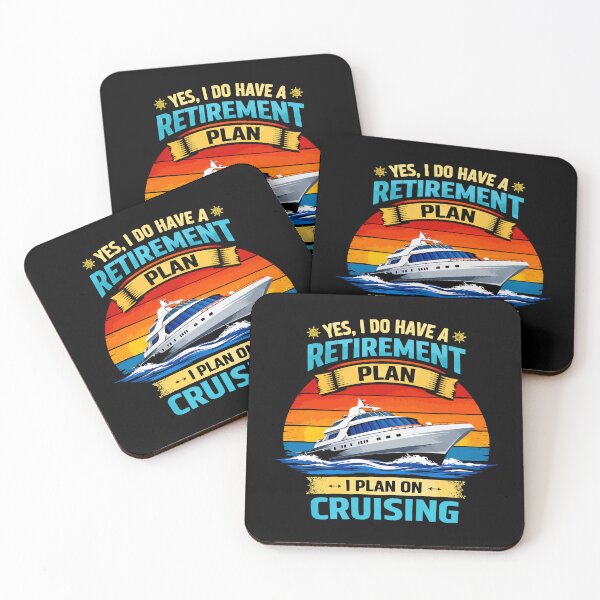 Item preview, Yes I Do Have A Retirement Plan I Plan On Cruising - Funny Cruise Ship Art designed and sold by BendyBeasts.