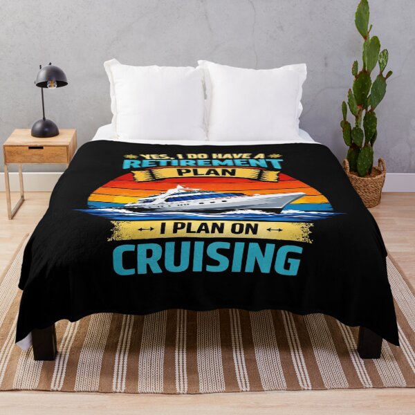 Item preview, Yes I Do Have A Retirement Plan I Plan On Cruising - Funny Cruise Ship Art designed and sold by BendyBeasts.