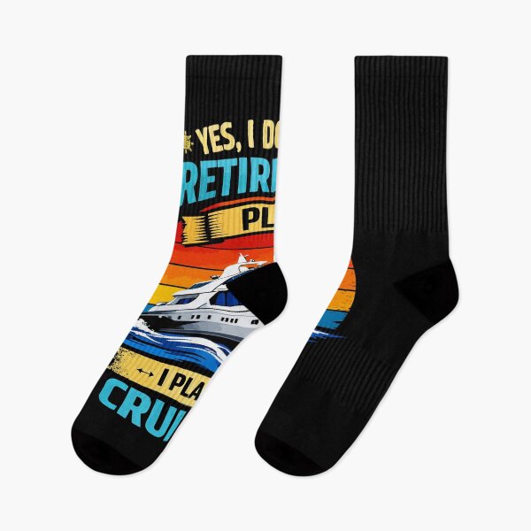 Item preview, Yes I Do Have A Retirement Plan I Plan On Cruising - Funny Cruise Ship Art designed and sold by BendyBeasts.