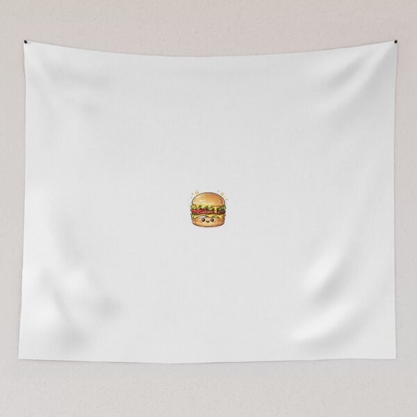 Item preview, Cute Kawaii Cheeseburger Sticker Design designed and sold by Raysprin.