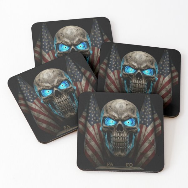 Item preview, American Flag Skull designed and sold by InkShiftLabs.