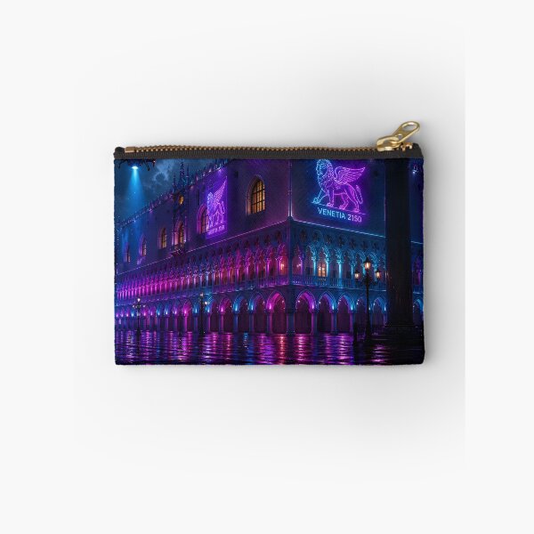 Item preview, Venice 2150 Cyberpunk Art | Neon Atlas Futuristic Venice Collection designed and sold by NSAstore.