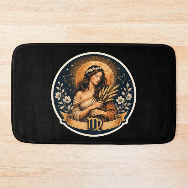 Item preview, Virgo Zodiac Goddess Sticker Design designed and sold by Cary-s.