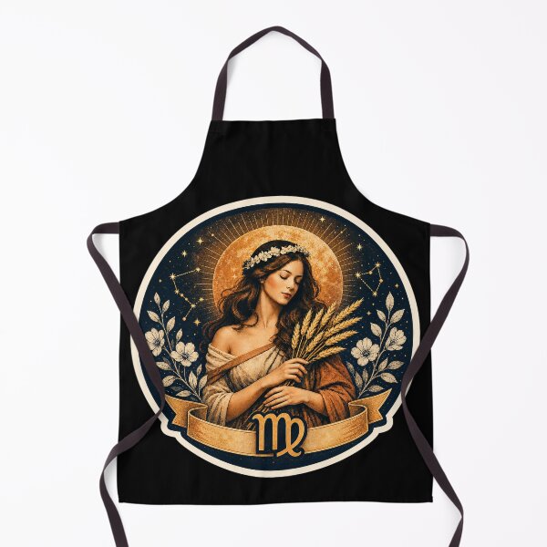 Item preview, Virgo Zodiac Goddess Sticker Design designed and sold by Cary-s.