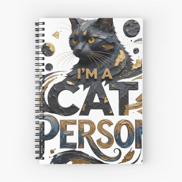 Item preview, Catchy I'M A CAT PERSON 3D Text Art designed and sold by dazzlemakers.