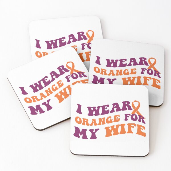 Item preview, i wear orange for my wife, leukemia cancer awareness , Leukemia cancer, Orange Ribbon designed and sold by BlueDiamond-19.