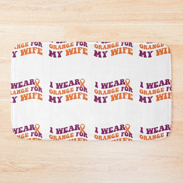Item preview, i wear orange for my wife, leukemia cancer awareness , Leukemia cancer, Orange Ribbon designed and sold by BlueDiamond-19.