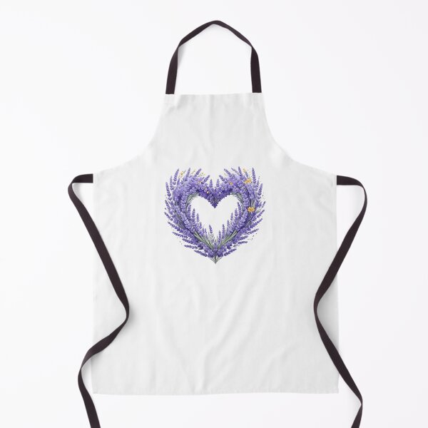 Item preview, Purple Lavender Floral Heart Watercolor Illustration designed and sold by BetweenForms.