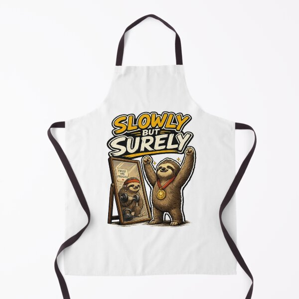 Item preview, Slowly But Surely | Cute Sloth Motivation | Trust the Process designed and sold by BabiesNanimals.