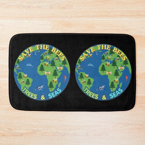 Item preview, Save The Bees Trees & Seas Nature Conservation  designed and sold by zebek-design.
