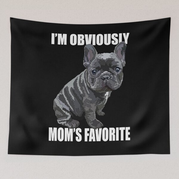 Item preview, Black Frenchie Moms Favourite designed and sold by Just-Arts-4U.