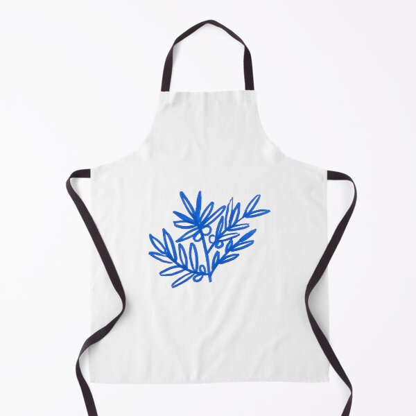 Item preview, Hand-drawn blue botanical branch designed and sold by ElizabethCoelho.
