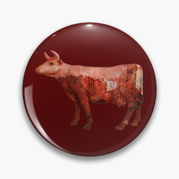 Item preview, Meat Is Murder | Dark Animal Rights Collage Art designed and sold by Lifer Art and Design.