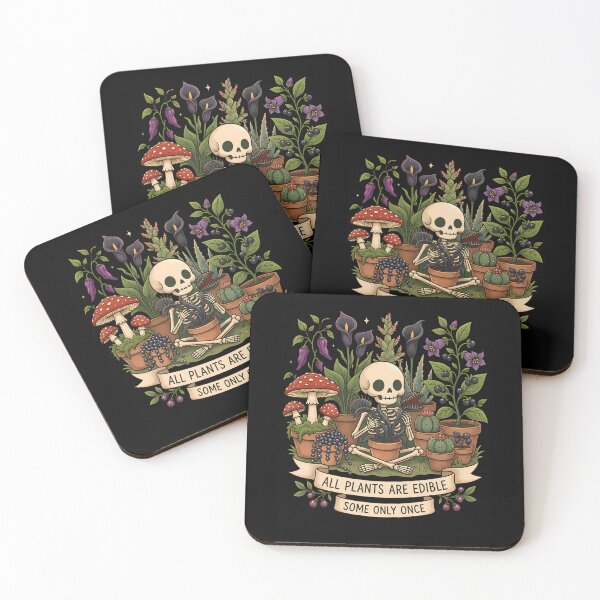 Item preview, All Plants Are Edible Some Only Once Funny Botanical Humor designed and sold by AmazingPics001.