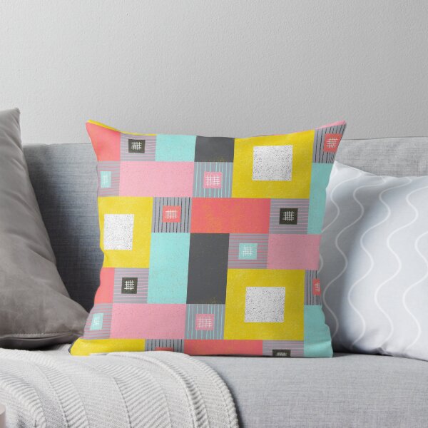 Item preview, Midmod Textured Geometric Patchwork  designed and sold by Christine Philbrick.
