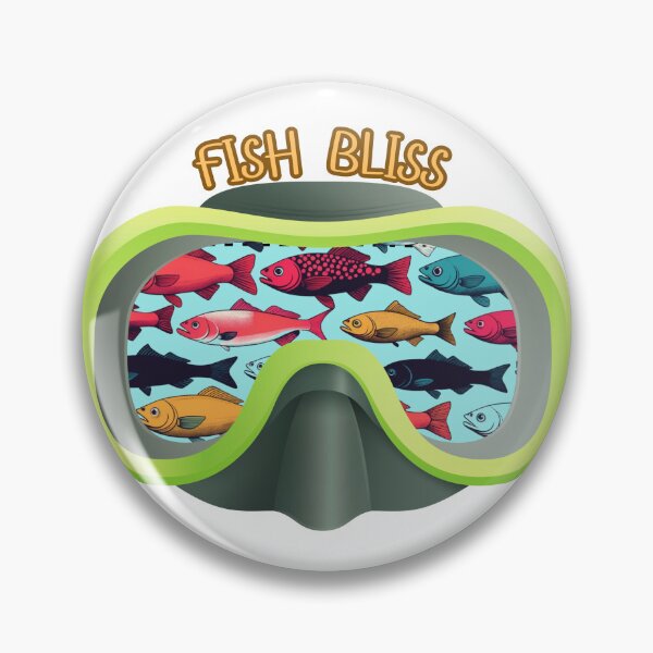 Item preview, Fish Bliss – Scuba Mask Reflection Graphic Tee | Diver's Dream Ocean Design designed and sold by SIGNAL & BLOOM.