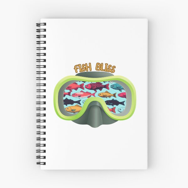 Item preview, Fish Bliss – Scuba Mask Reflection Graphic Tee | Diver's Dream Ocean Design designed and sold by SIGNAL & BLOOM.