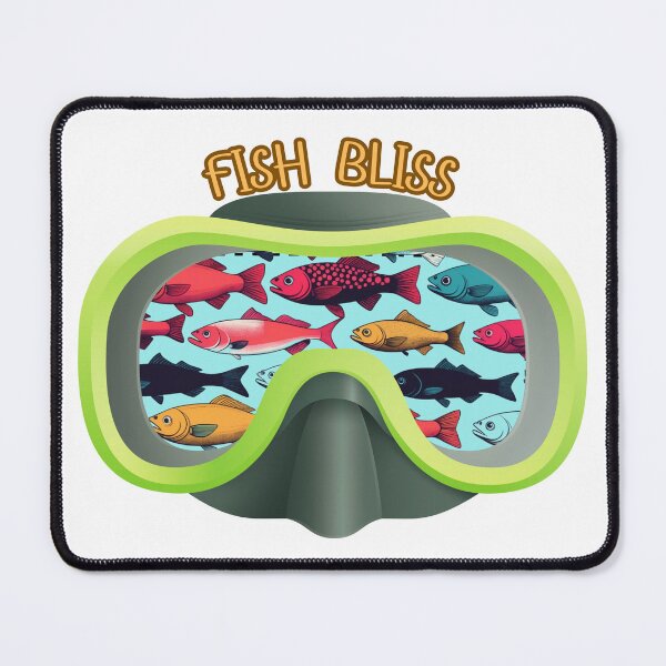 Item preview, Fish Bliss – Scuba Mask Reflection Graphic Tee | Diver's Dream Ocean Design designed and sold by SIGNAL & BLOOM.