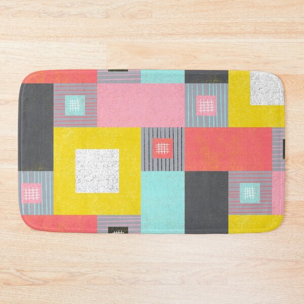 Item preview, Midmod Textured Geometric Patchwork  designed and sold by Christine Philbrick.