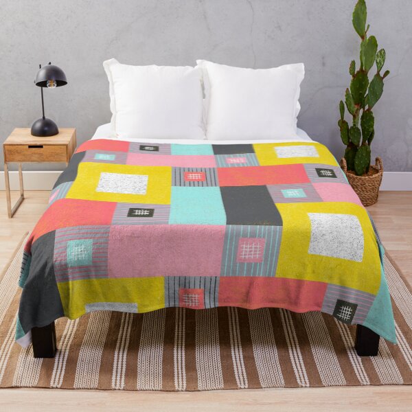 Item preview, Midmod Textured Geometric Patchwork designed and sold by Christine Philbrick.