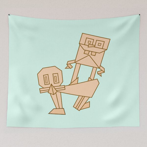 Item preview, Origami, SpongeBob and Squidward  designed and sold by DibujandoPorfa.