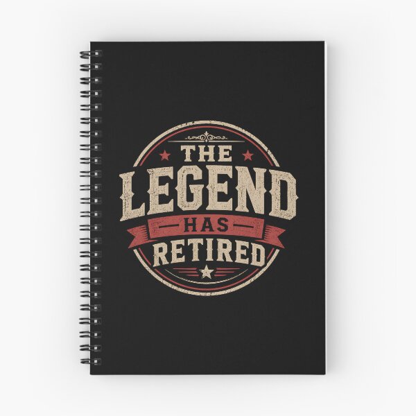 Item preview, The Legend Has Retired Funny Retired designed and sold by DemureArtsy.