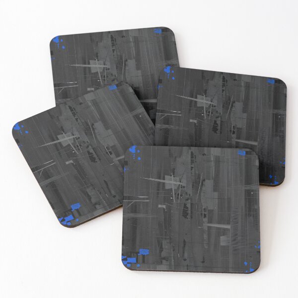 Item preview, Grunge textured dark cobalt blue background. designed and sold by SparroCreative.