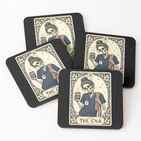 Item preview, Certified Nurse Assistant Tarot Card Skeleton Cna Halloween designed and sold by AmazingPics001.