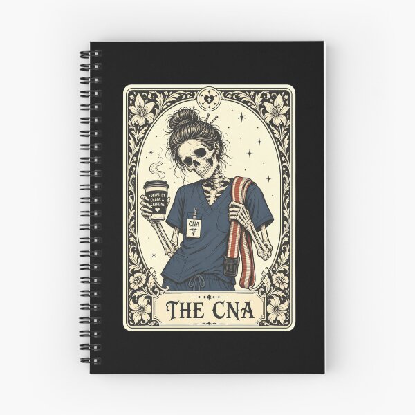Item preview, Certified Nurse Assistant Tarot Card Skeleton Cna Halloween designed and sold by AmazingPics001.