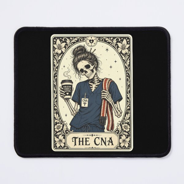 Item preview, Certified Nurse Assistant Tarot Card Skeleton Cna Halloween designed and sold by AmazingPics001.