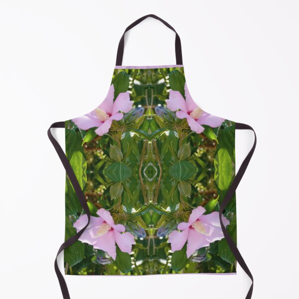 Item preview, Natural green pink flower, mirror photo designed and sold by lyloubeaupere.