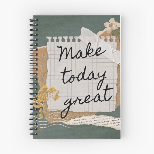 Item preview, Make Today Great Scrapbook Journal Art designed and sold by Kimagure13.