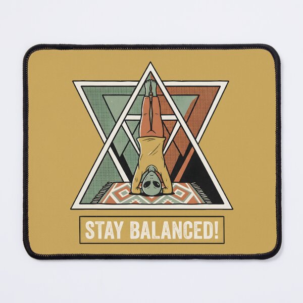 Item preview, Stay Balanced Alien Yogi Headstand Retro Meditation Graphic designed and sold by DuckOddity.