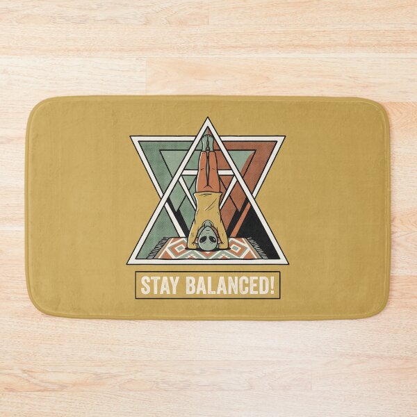 Item preview, Stay Balanced Alien Yogi Headstand Retro Meditation Graphic designed and sold by DuckOddity.