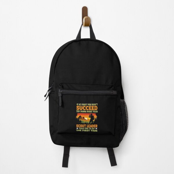 Item preview, Try Doing What Your Scout Leader Told You - Retro Camping Art designed and sold by BendyBeasts.