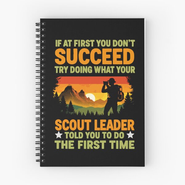 Item preview, Try Doing What Your Scout Leader Told You - Retro Camping Art designed and sold by BendyBeasts.
