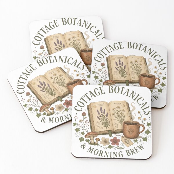 Item preview, Cottagecore Herbal Grimoire Coffee Vintage Botanical Aesthetic designed and sold by Coffread.