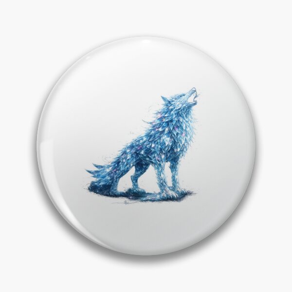Item preview, Majestic Crystal Wolf designed and sold by ARTBIO.