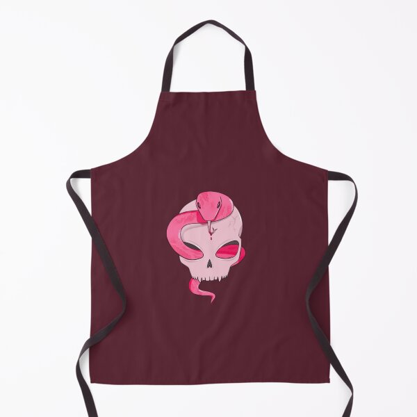 Item preview, Pink Snake in Skull designed and sold by OmoriMaiko.